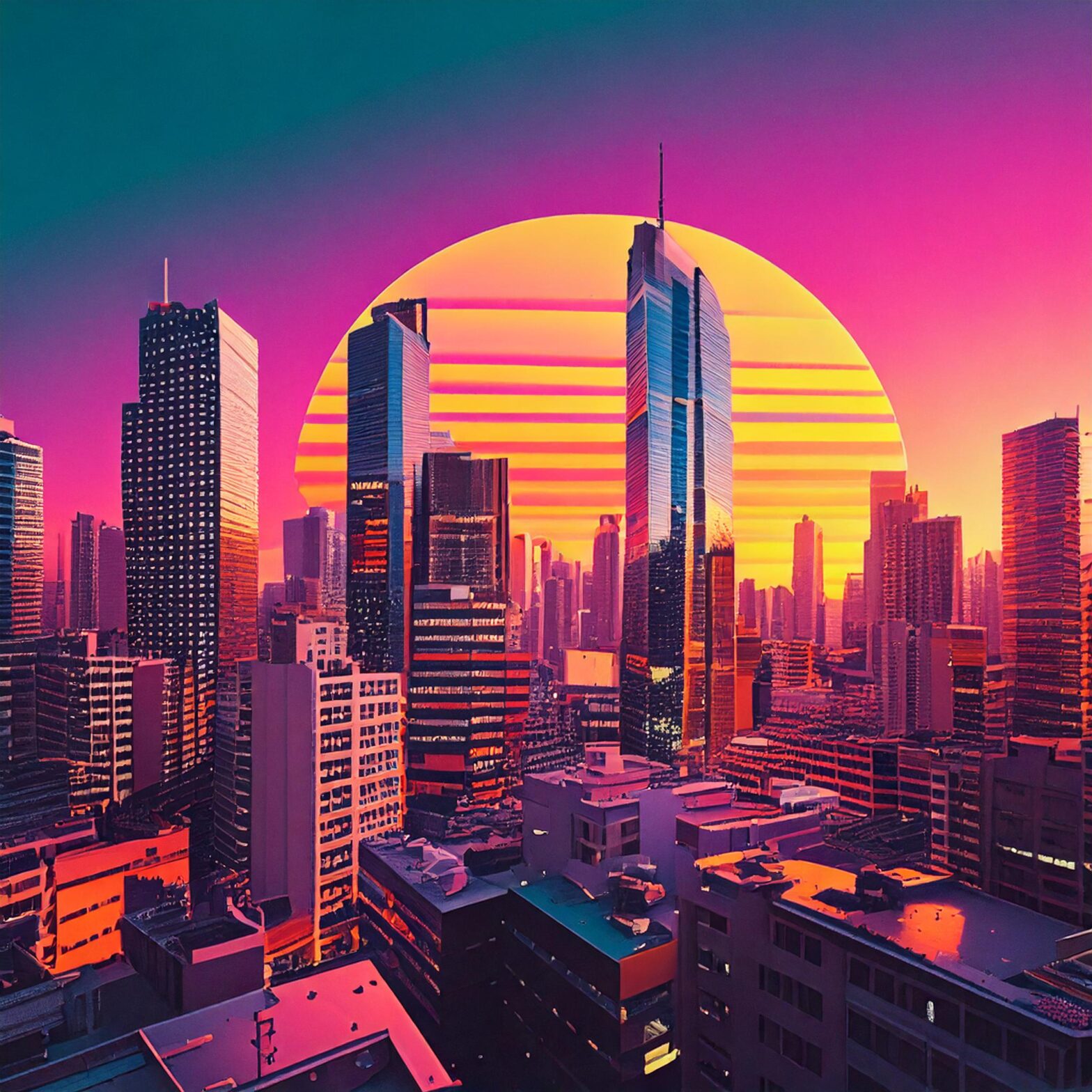 Citypop 80s aesthetics