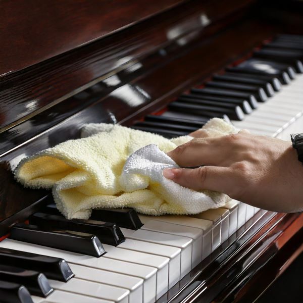 Cleaning PIano Keys